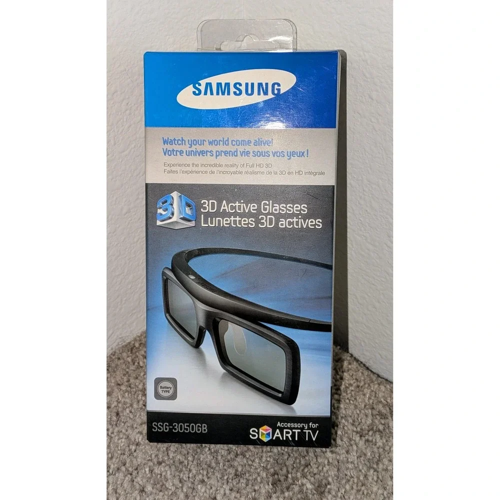 Samsung 3D Active Glasses SSG-3050GB‎ Accessory for Smart TV New in Box